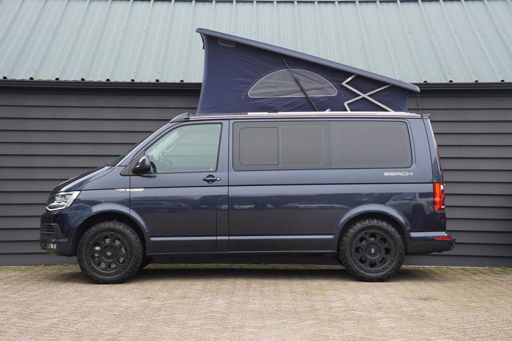 Volkswagen California Beach 2.0 TDI 4Motion 200PK - TREKHAAK, Caravans en Kamperen, Campers, Automaat, Buscamper of Camperbus