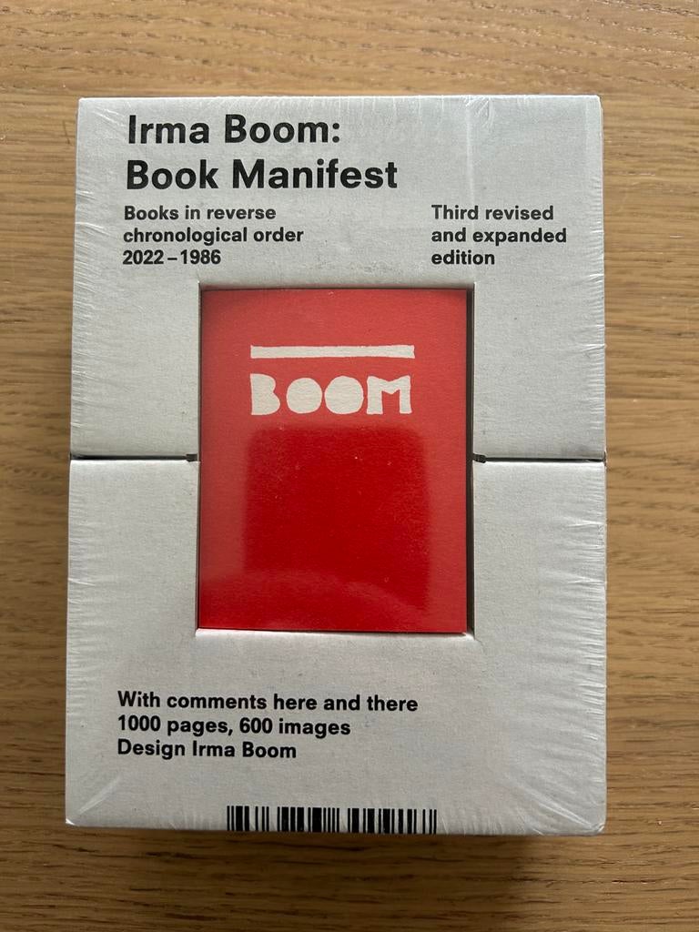Irma Boom - Book Manifest - Editie 2022, Boeken, Ophalen of Verzenden, Nieuw