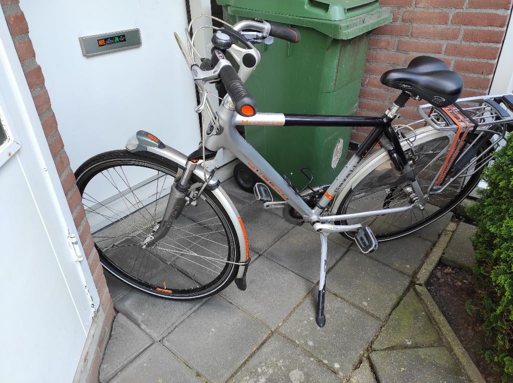 Gazelle Murcia herenfiets, Fietsen en Brommers, Fietsen | Heren | Herenfietsen, Ophalen, Gebruikt, Velgrem, Versnellingen