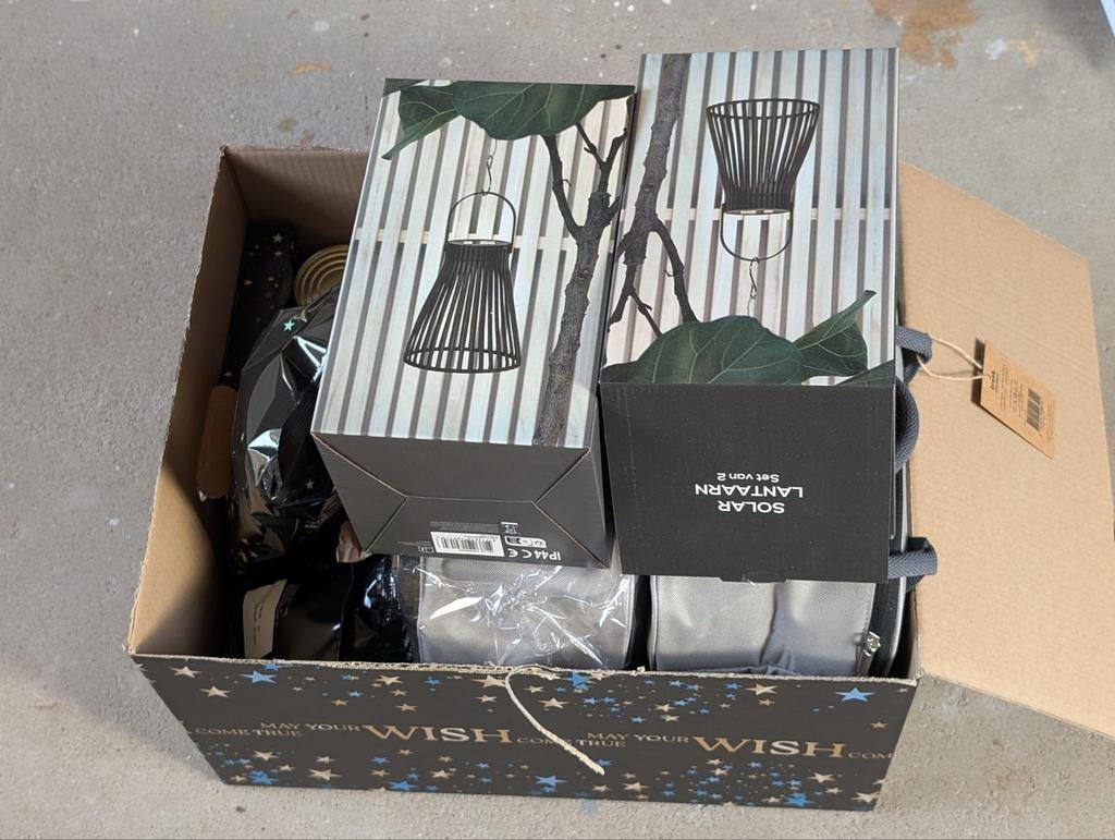 Leuk kerstpakket met koeltassen en lampen, Ophalen