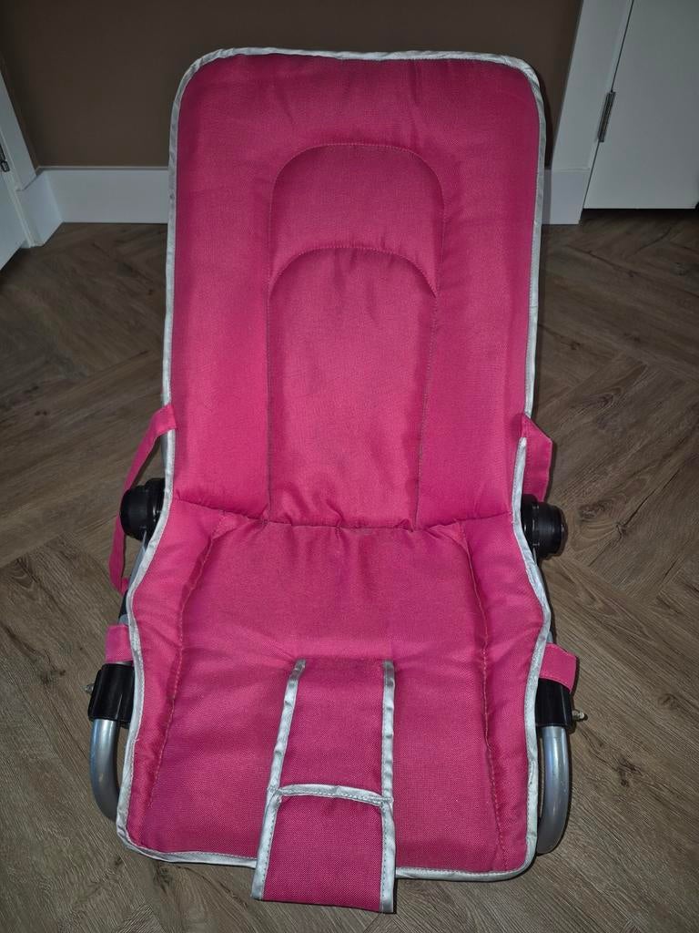 Roze wipstoel - Comfortabel en verstelbaar, Gebruikt, Verstelbaar, Wipstoel, Ophalen