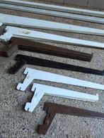 Diverse plankdragers en rails voor wandsysteem, Ophalen of Verzenden, Gebruikt