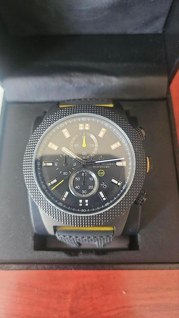 ALPHA  SIERRA BLACKHAWK HEREN HORLOGE, Ophalen of Verzenden, Nieuw, Staal, Overige merken