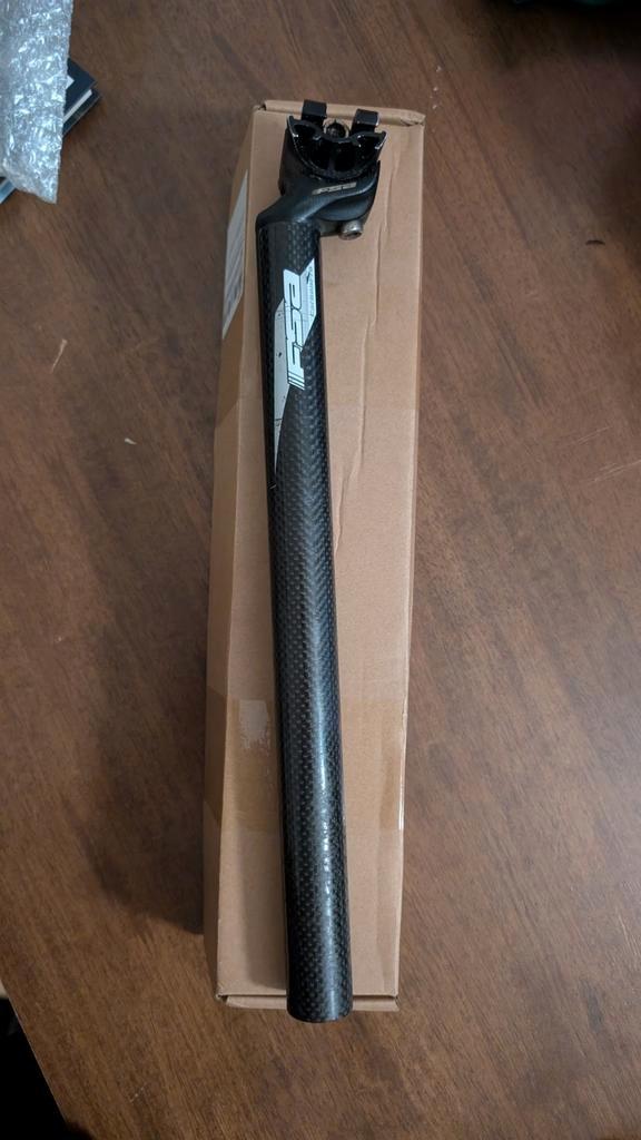 FSA CarbonPro Zadelpen 27.2mm x 315mm, Fietsen en Brommers, Fietsonderdelen, Gebruikt, Ophalen of Verzenden