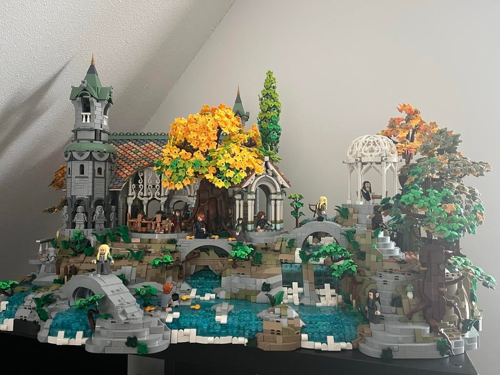 LEGO The Lord of the Rings: Rivendell met uitbreiding!, Overige thema's, Lego, Ophalen of Verzenden, Zo goed als nieuw