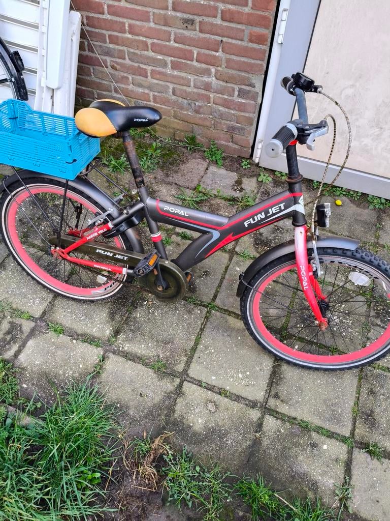 Popal Fun Jet kinderfiets 22 inch, Ophalen of Verzenden, Gebruikt, 16 tot 20 inch, Popal