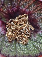 Goud Verguld ( doublé ) vintage schakel ketting., Ophalen of Verzenden, Zo goed als nieuw, Goud, Goud
