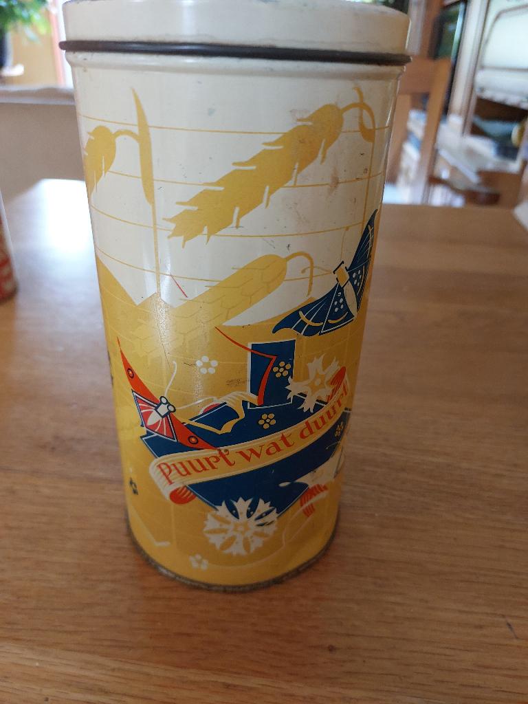 beschuitbus Hooimeijer beschuit, Verzamelen, Blikken, Ophalen of Verzenden, Overige