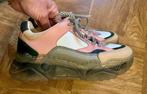 Summum sneakers leer beige roze multi color 38, Verzenden, Zo goed als nieuw, Beige, Sneakers of Gympen