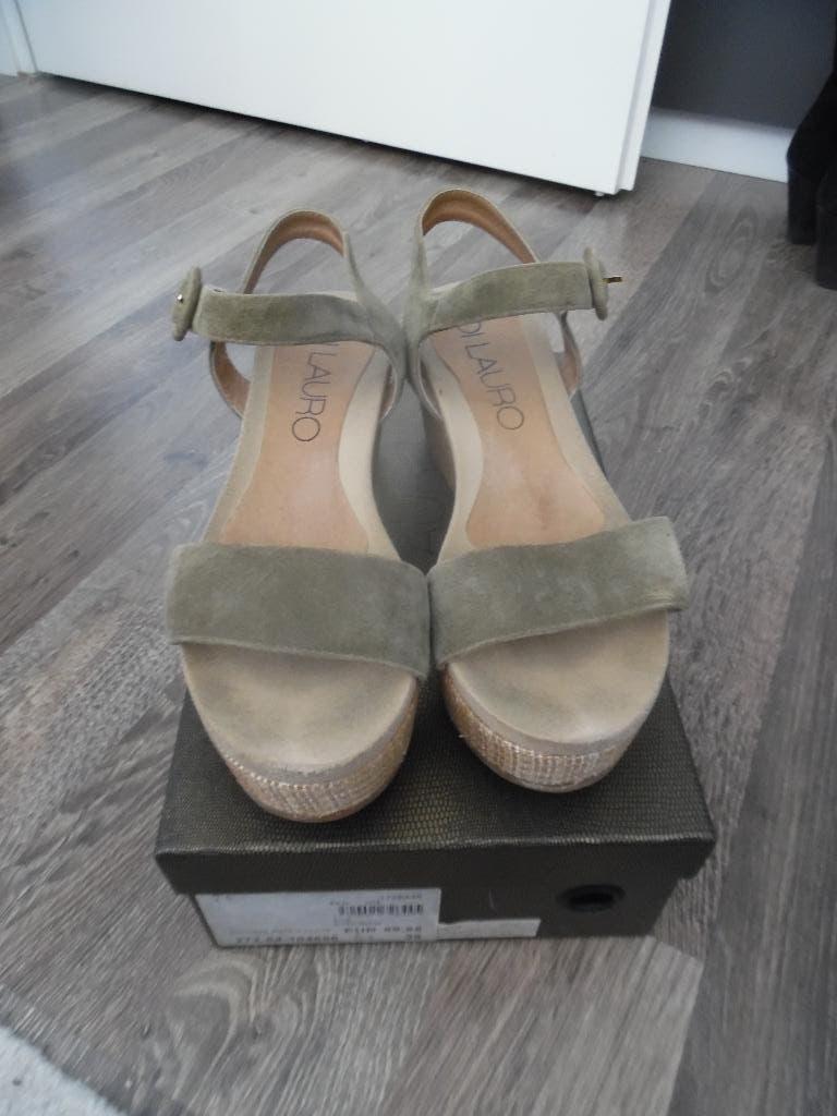 Groene sandaal mt 39 Di Lauro, Groen, Sandalen of Muiltjes, Ophalen of Verzenden, Di Lauro