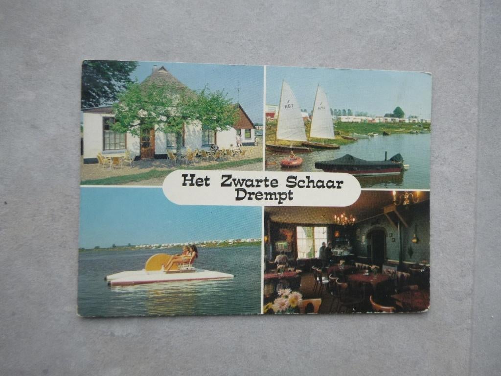 Drempt, het Zwarte Schaar  boten/interieur, Verzamelen, Verzenden, 1980 tot heden, Ongelopen, Gelderland