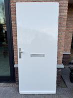 Voordeur met brievenbus en deurbeslag, Ophalen, Gebruikt, 80 tot 100 cm, Buitendeur