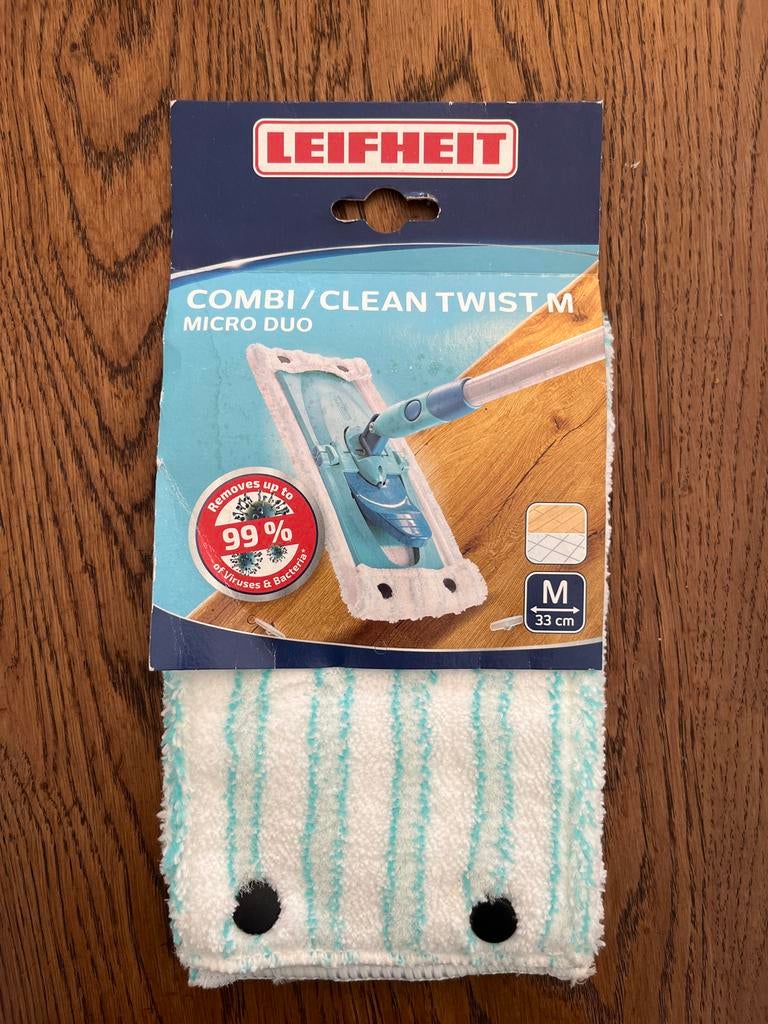 Leifheit Combi/Clean Twist M Micro Duo Dweilhoes 33cm, Ophalen of Verzenden, Mop of Dweil