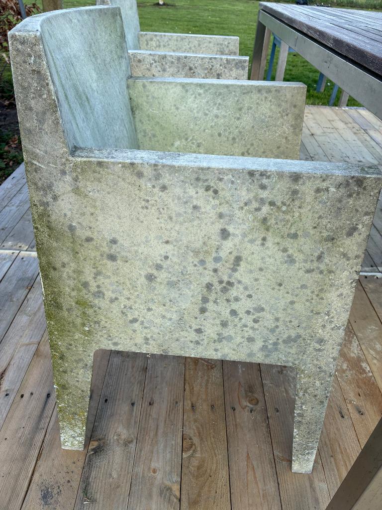 Philip Starck driade tuinatoel 4x, Ophalen, Gebruikt, Kunststof, Stapelbaar