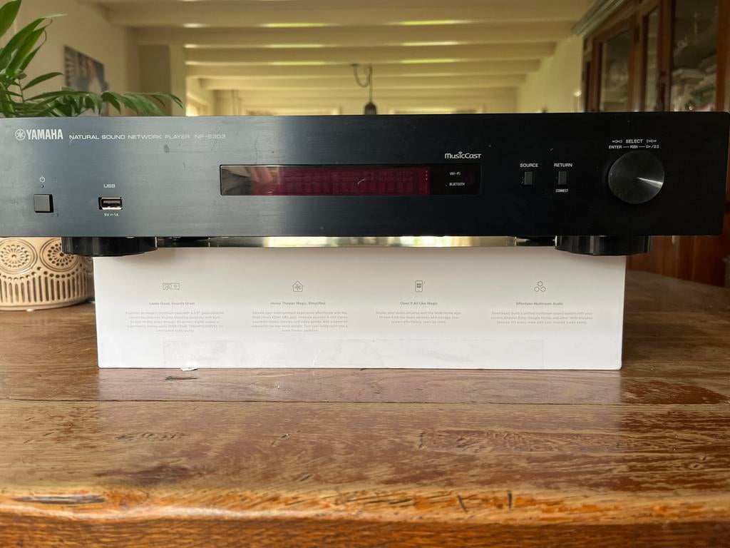 Yamaha MusicCast NP-S303 Netwerkspeler - Streamer, Ophalen of Verzenden, Zo goed als nieuw, Overige merken, Met radio