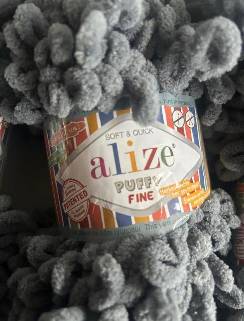 Alize Puffy garen, Ophalen of Verzenden, Zo goed als nieuw, Breien of Haken, Wol of Garen