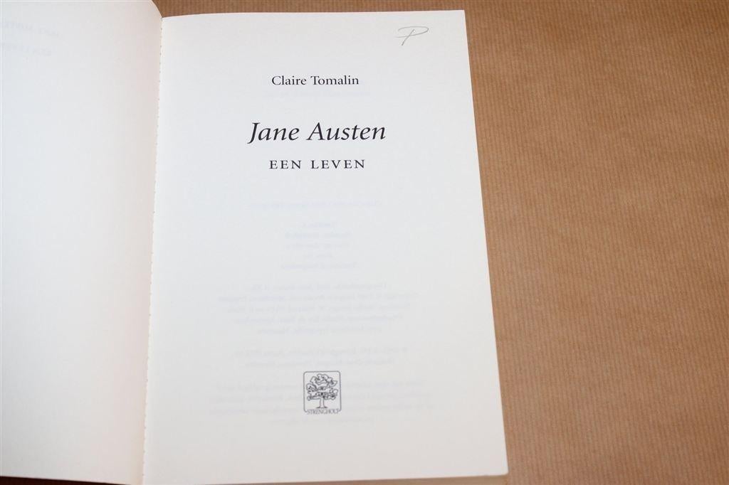 Jane Austen — Een Leven Biografie Claire Tomalin, Ophalen of Verzenden, Gelezen