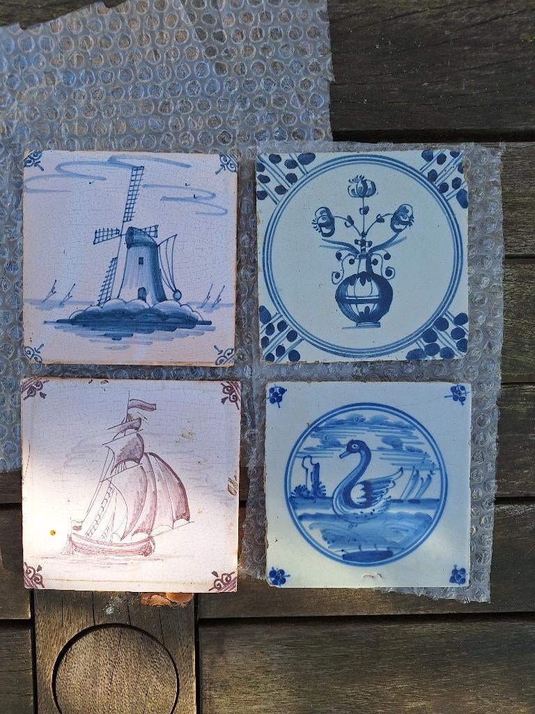 Antieke oud Hollandse tegeltjes, Ophalen