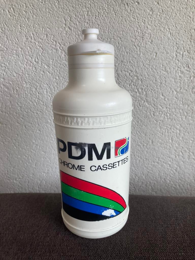 PDM retro vintage bidon, Sport en Fitness, Wielrennen, Ophalen of Verzenden, Gebruikt, Overige typen