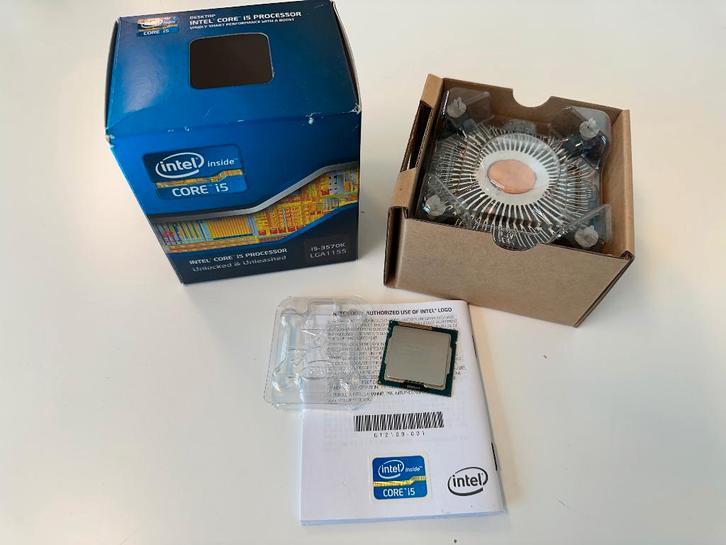 Intel Core i5-3570k 3,40Ghz S1155 Boxed processor, Computers en Software, Processors, Gebruikt, 3 tot 4 Ghz, Ophalen of Verzenden