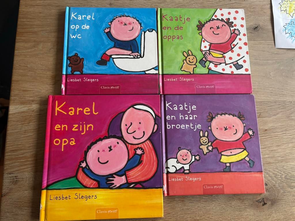 Kaatje en Karel boeken, Ophalen, Zo goed als nieuw, 3 tot 4 jaar