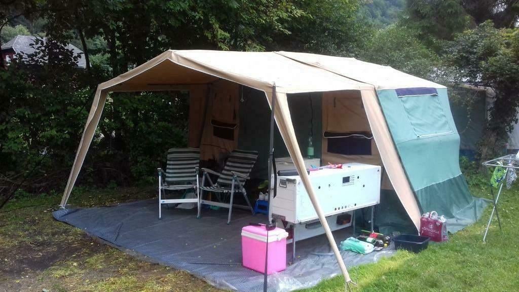 Trigano Chantilly GL met lattenbodems, Ophalen, Trigano, Meerkleurig, Aanwezig