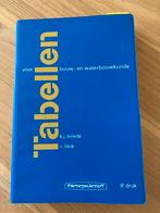 Tabellen voor bouw- en waterbouwkunde - 8e druk, Boeken, Ophalen of Verzenden, Gelezen, Bouwkunde