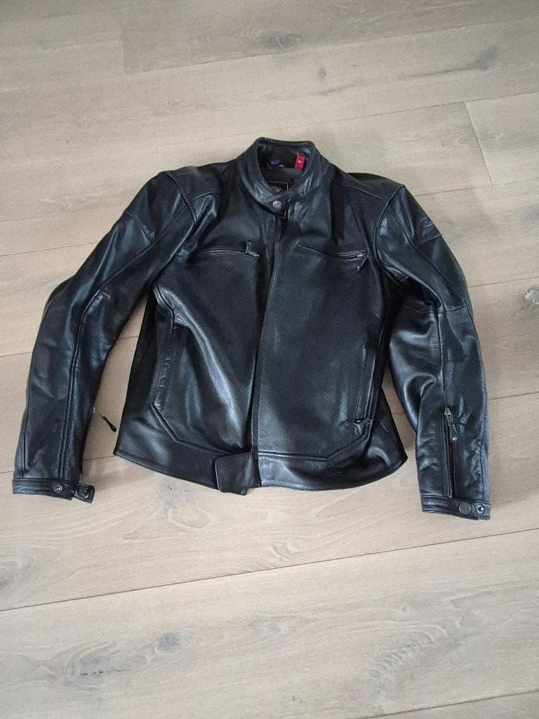Held leren motorjas heren – maat 54, Motoren, Ophalen, Held, Heren, Jas | leer