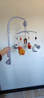 Boxmobiel met gehaakte diertjes en muziek, Ophalen of Verzenden, Zo goed als nieuw, Mobiel, Met geluid