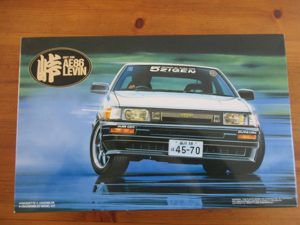 Drift King AE86 Levin (Fujimi 1/24), Hobby en Vrije tijd, Modelbouw | Auto's en Voertuigen, Fujimi, Auto, Groter dan 1:32, Nieuw