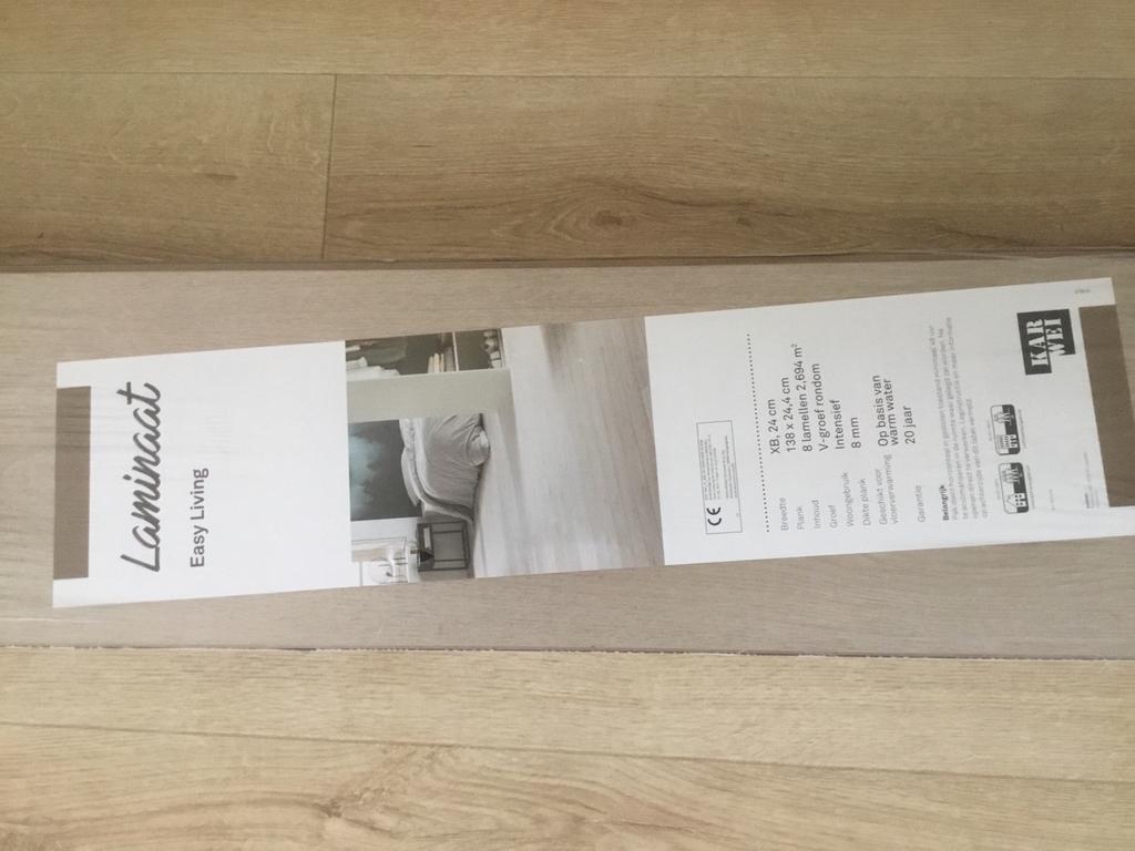 3 pakken laminaat nieuw in verpakking, Ophalen, Zo goed als nieuw