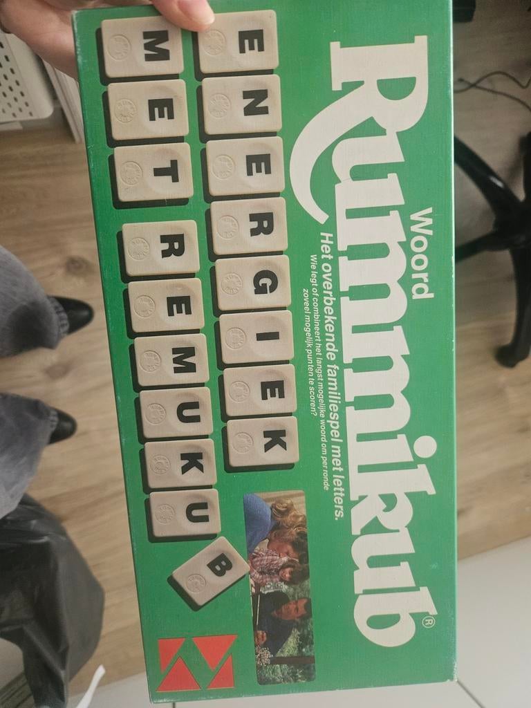 Woord Rummikub, Hobby en Vrije tijd, Denksport en Puzzels, Ophalen of Verzenden