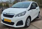 Peugeot 108 1.0 12V E-vti 68PK 3DR 2016 Wit, Auto's, Voorwielaandrijving, Stof, Zwart, 4 stoelen