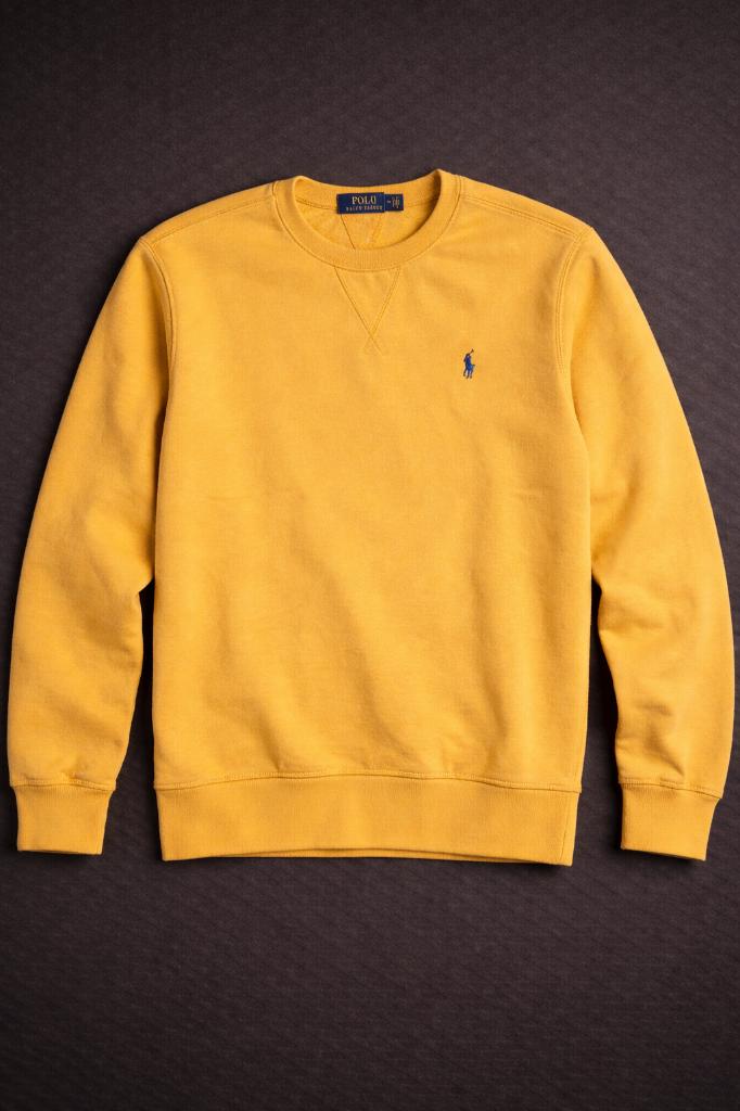 Ralph Lauren sweater - Maat M - Heren, Maat 48/50 (M), Geel, Ralph Lauren, Ophalen of Verzenden