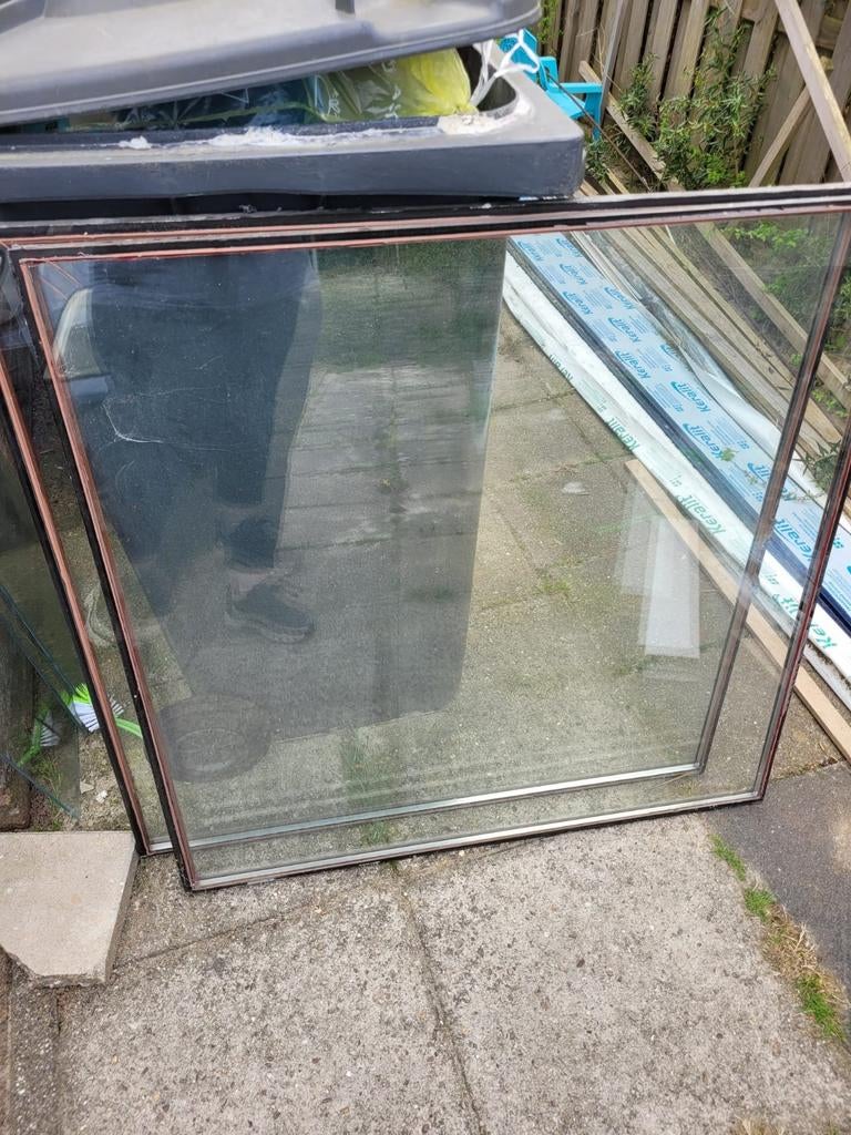 1 raam gratis dubbelglas nog over Ophalen assen, Ophalen, Minder dan 80 cm, Gevelraam of Ruit, Dubbelglas