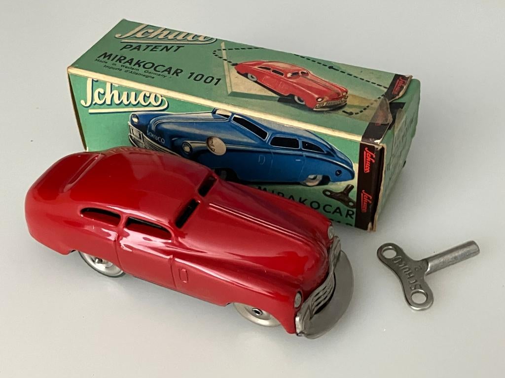 Schuco Mirakocar 1001 rood in OVP, Antiek en Kunst, Antiek | Speelgoed, Ophalen of Verzenden