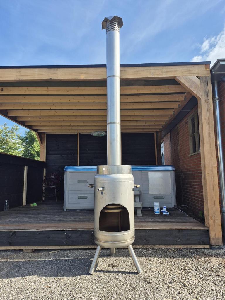 Rvs zwembadkachel terrasverwarming, Tuin en Terras, Ophalen of Verzenden, Nieuw