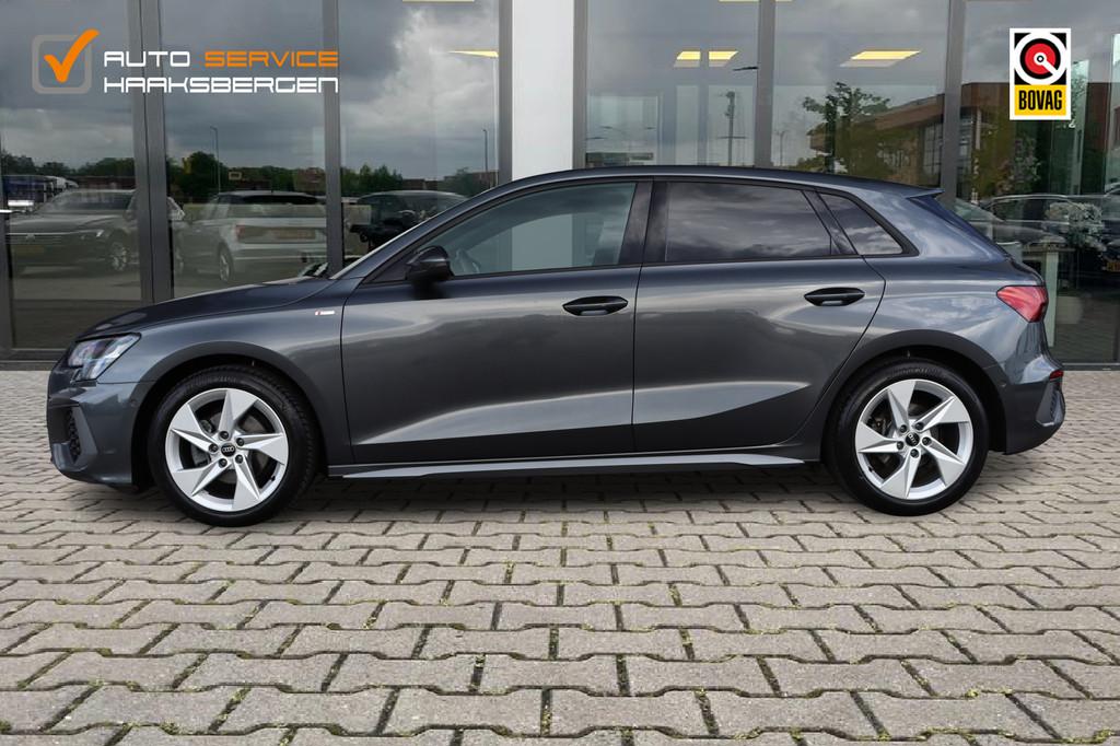 Audi A3 Sportback 35 TFSI S-Line | Pano | ACC | Leder |, Auto's, Audi, 4 cilinders, 150 pk, Leder, Bedrijf