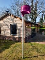 Korfbalpaal met korf  in hoogte verstelbaar, Sport en Fitness, Korfbal, Ophalen, Zo goed als nieuw, Korf of Paal