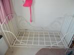 Junior bed 80x160 gietijzer wit, Ophalen, Zo goed als nieuw, 140 tot 160 cm, 70 tot 85 cm