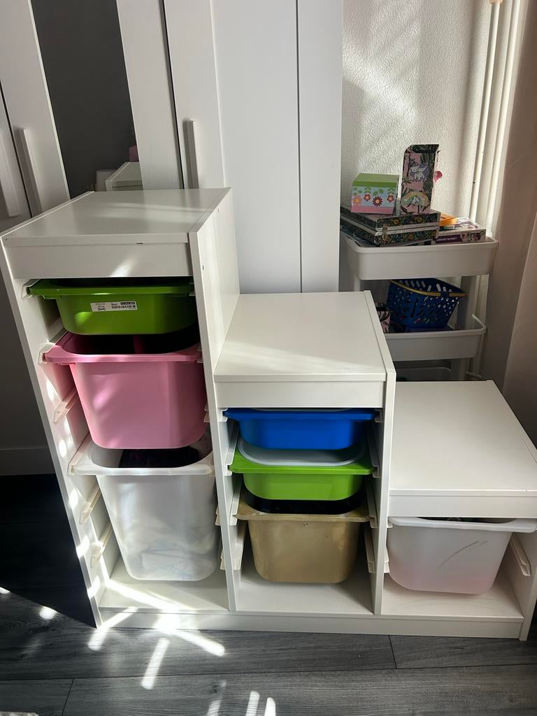 IKEA Trofast opbergcombinatie met bakken, Ophalen, Gebruikt, Kast