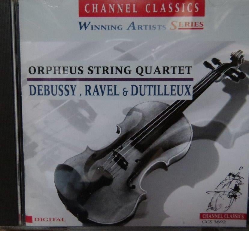 Cd: Orpheus String Quartet, Debussy, Ravel en Dutilleux, Ophalen of Verzenden, Classicisme, Zo goed als nieuw, Kamermuziek