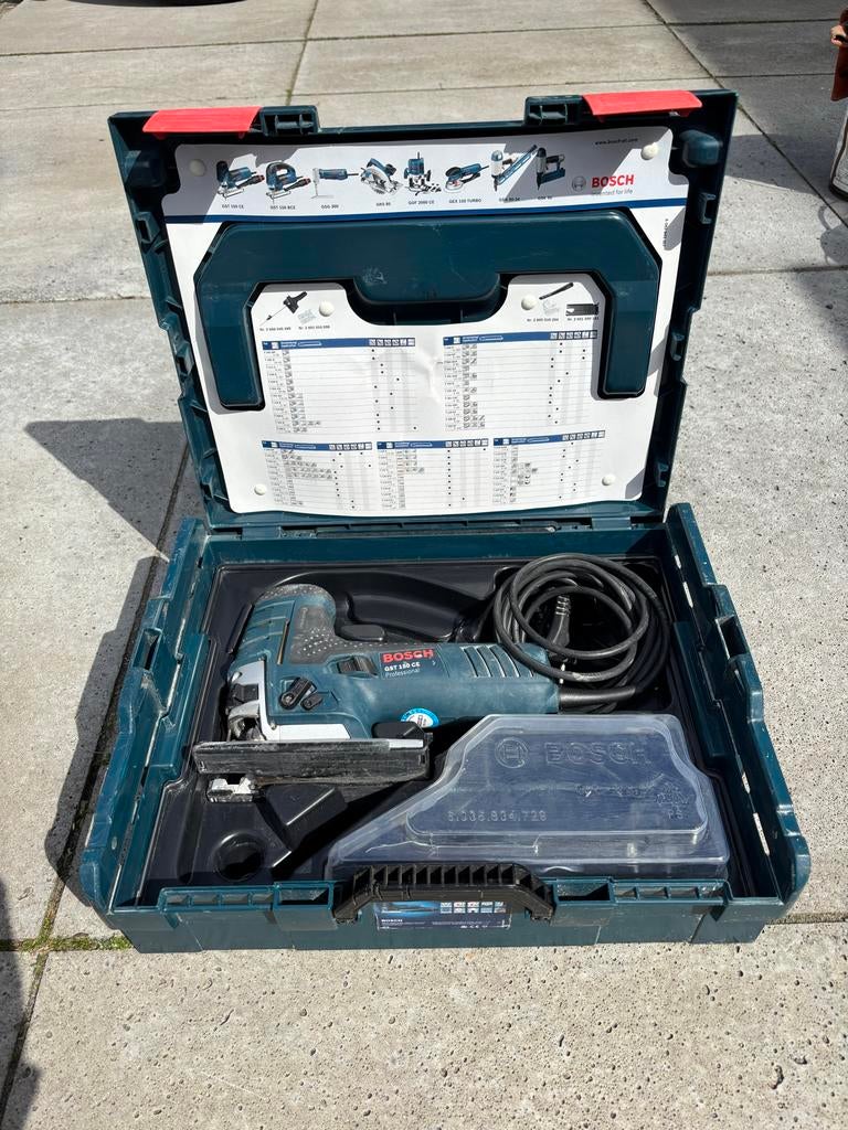 Bosch GST 150 CE Decoupeerzaag in koffer, Ophalen, Zo goed als nieuw, 600 tot 1200 watt, Decoupeerzaag