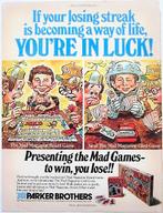 7 vintage advertenties reclames MAD 1980-97 Parker, Ophalen of Verzenden, Gebruikt, Overige typen