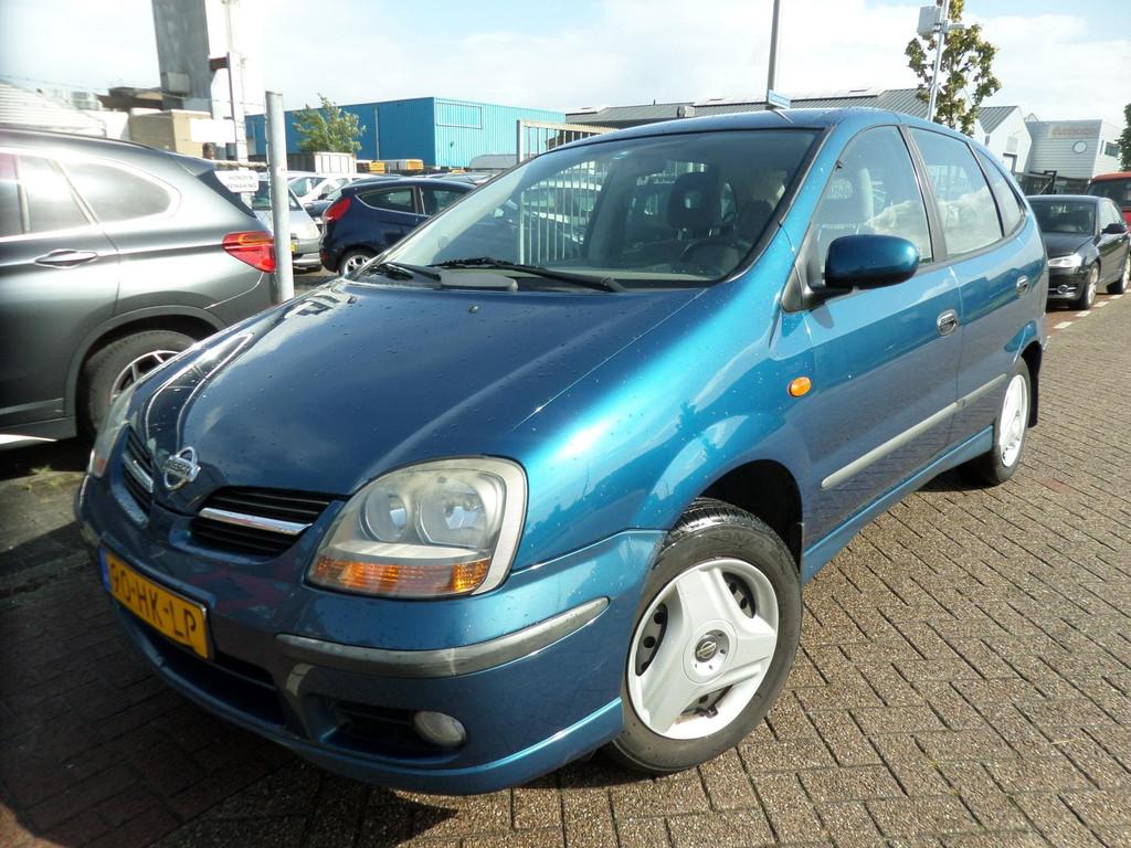 Nissan Almera Tino 1.8 Luxury, Auto's, Nissan, 1345 kg, Stof, Beige, 4 cilinders