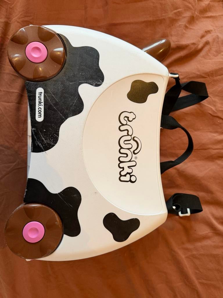 Trunki Kinderkoffer - Handbagage Koe Design, Gebruikt, Hard kunststof, Minder dan 50 cm, Minder dan 35 cm