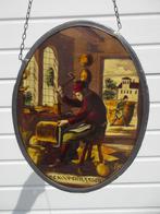 Gebrandschilderd glas in lood beroep de kooperslaager, Ophalen of Verzenden