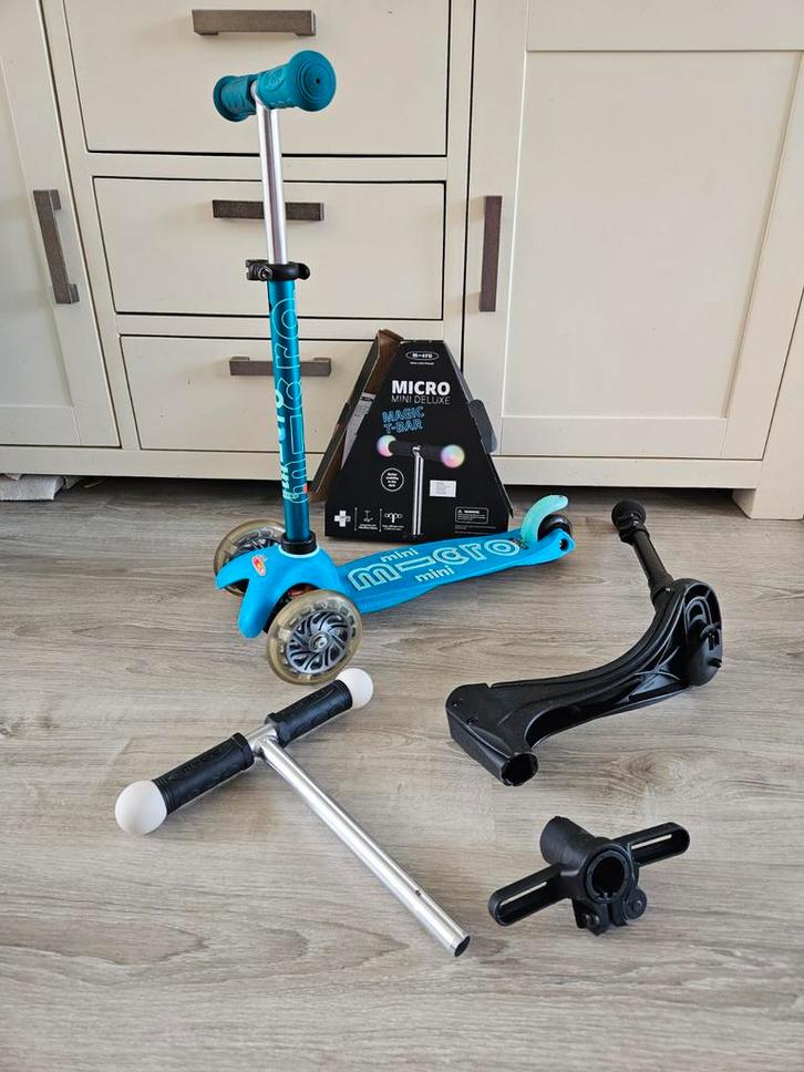 Micro Mini led Step 3-in-1, Fietsen en Brommers, Steps, Gebruikt, Gewone step, Ophalen