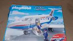 Playmobil City Action vliegtuig met figuren, Ophalen of Verzenden, Gebruikt, Jongen of Meisje