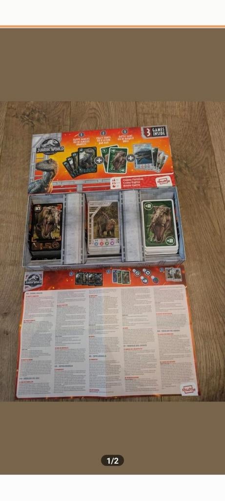 Jurassic World 3 in 1 games, Drie of vier spelers, Ophalen of Verzenden, Zo goed als nieuw